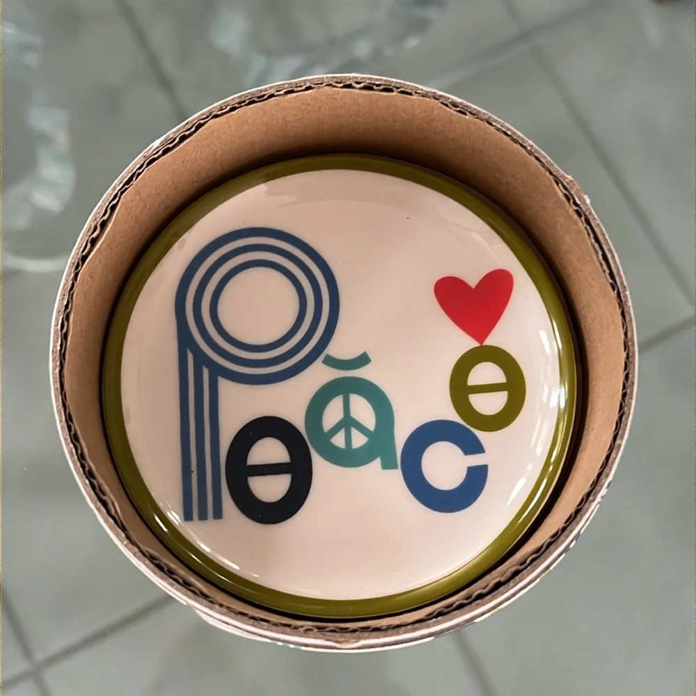 NEW Jonathan Adler Retired Peace & Love Coasters